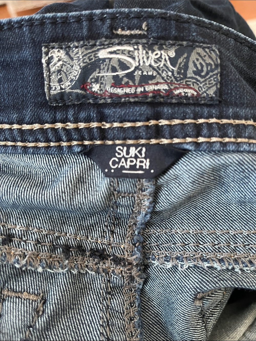 Silver Jeans Skinny Dark Blue Stretch Denim - Picture 12 of 15